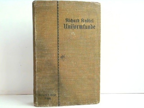 Handbuch der uniformkunde - handbuch,