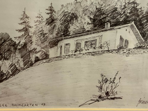 Zeichnung tegernsee gezeichnet - zeichnung,